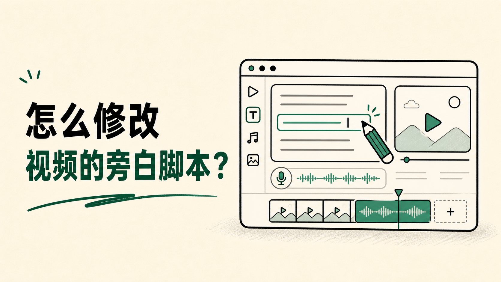怎么修改视频的旁白脚本?